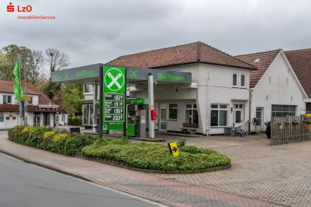 Tankstelle - Sonstige Immobilie kaufen in Butjadingen -  Tankstelle mit Werkstatt und Wohnung PROVISIONSFREI zu erwerben