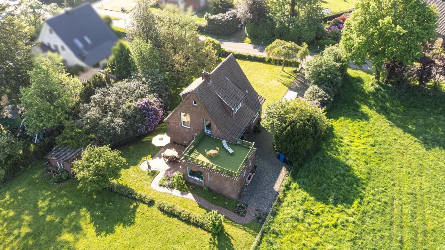 Blick auf die Dachterrasse