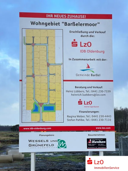  - Grundstück kaufen in Barßel - Baugebiet "Barßelermoor-Hauptstraße" in der Gemeinde Barßel