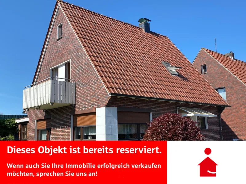 Außenansicht - Haus kaufen in Varel - Reserviert! Gepflegtes Einfamilienhaus in ruhiger Siedlungslage