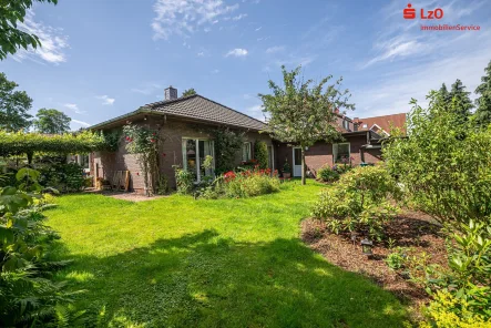 Außenansicht / Garten - Haus kaufen in Varel - Attraktiver Bungalow in herrlicher Lage von Dangast