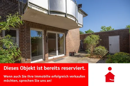 Terrasse - Wohnung kaufen in Zetel - Reservieri! Ebenerdige Wohnung in der Nähe des Urwaldes