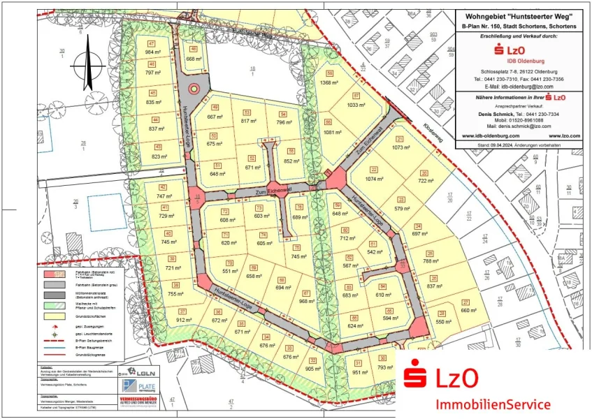 Vermarktungsplan Süd