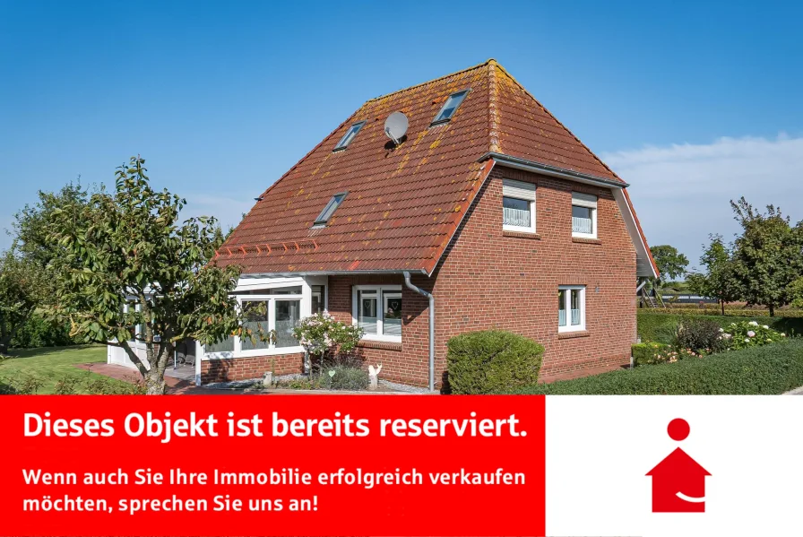 Außenansicht - Haus kaufen in Wangerland - Wohnen wo andere Urlaub machen!