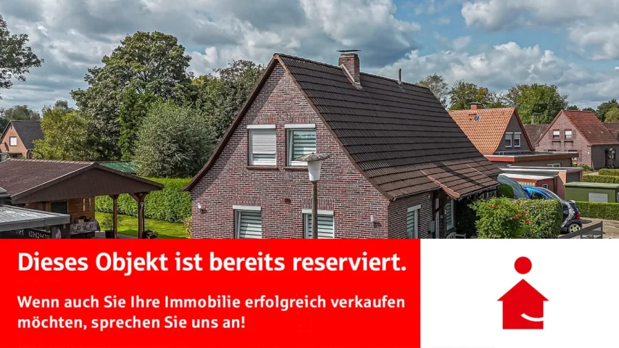 Luftaufnahme - Haus kaufen in Bockhorn - Reserviert! Gemütliches Wohnen im Herzen von Bockhorn