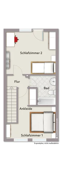 Grundriss Obergeschoss 