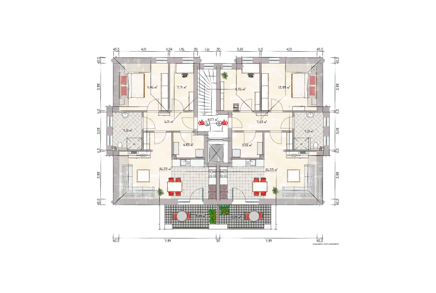 Grundriss Dachgeschoss