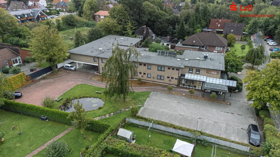 Draufsicht - Gastgewerbe/Hotel kaufen in Jever - Sehr gut ausgelastetes 3-Sterne Hotel in Jever