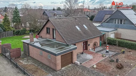 Luftaufnahme - Haus kaufen in Jade - Schönes Grundstück in ruhiger Siedlung