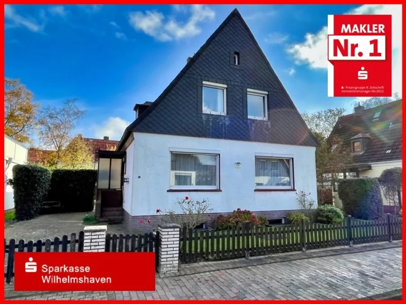 Der kompakte Baukörper hat innere Werte - Haus kaufen in Wilhelmshaven - Ideal für die kleine Familie