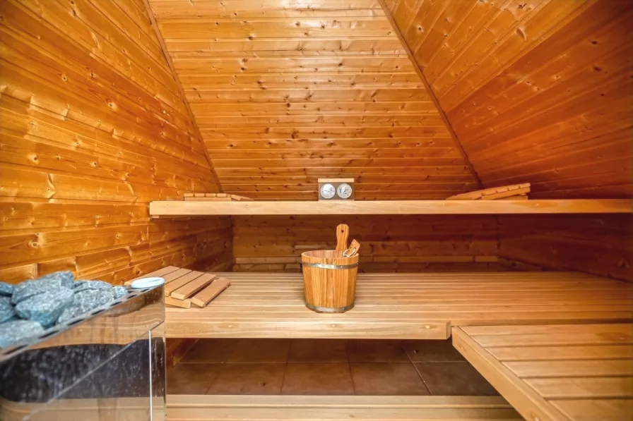 Die Sauna im Haus erhöht den Wellnessfaktor deutlich