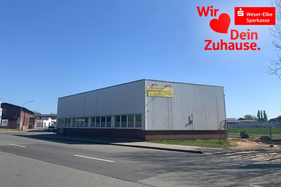 Nordansicht - Halle/Lager/Produktion kaufen in Bremerhaven - Vermietete Gewerbehalle als Kapitalanlage!
