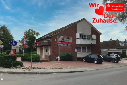Straßenansicht I - Haus kaufen in Schiffdorf - Repräsentative Lage für Ihr Gewerbe