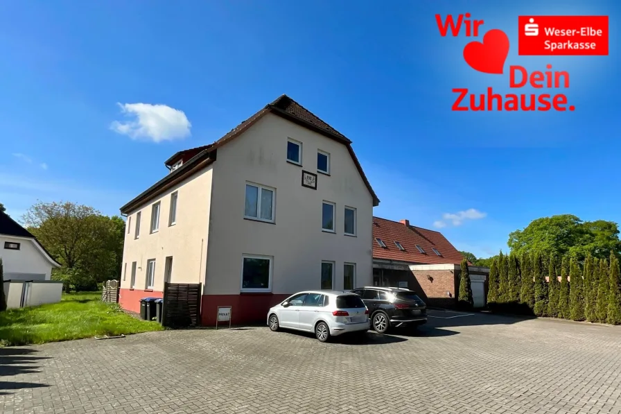 Vorderansicht - Wohnung kaufen in Schiffdorf - Vermietete große Eigentumswohnung 