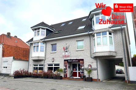 Hausansicht - Haus kaufen in Bremerhaven - Gepflegtes 5-Parteienhaus in Bremerhaven-Wulsdorf
