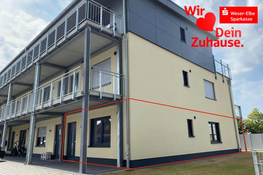 Titelbild - Wohnung kaufen in Cadenberge - Traum vom Neubau - ohne Baustress & bezugsfertig