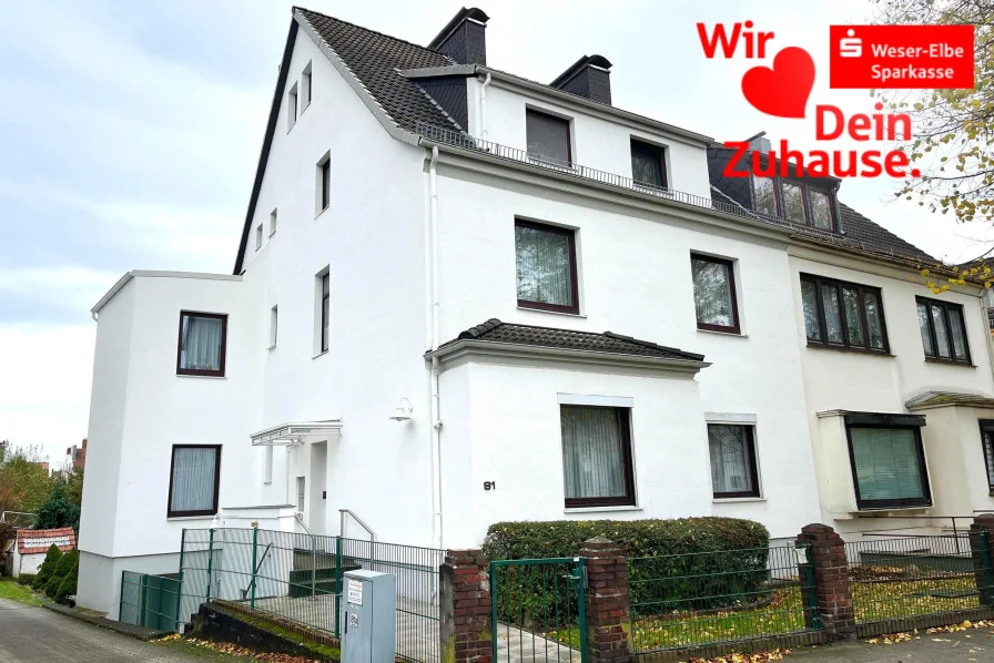 Hausansicht - Haus kaufen in Bremen - Renditeobjekt: 3-Familienhaus in Woltmershausen 