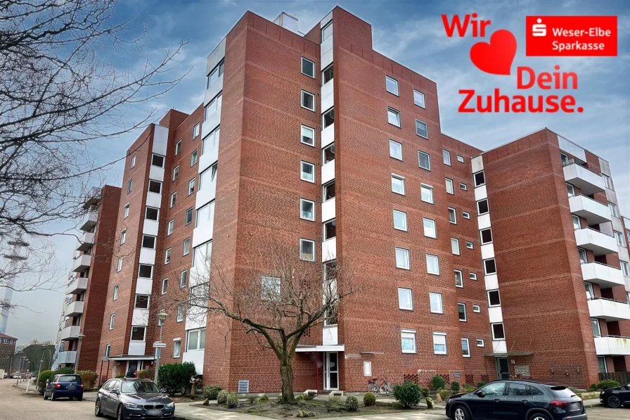 Hausansicht - Wohnung kaufen in Bremerhaven - Weiterhin sinnvoll, Eigentum statt Sparbuch!