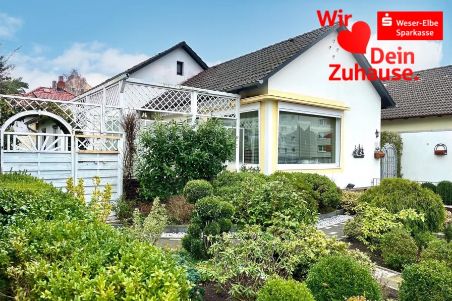 Hausansicht - Haus kaufen in Bremerhaven - Gepflegtes Eigenheim im Kern von Bremerhaven