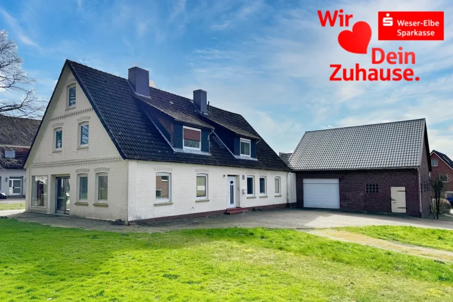 Außenansicht - Sonstige Immobilie kaufen in Cuxhaven - RESERVIERT! Mitten im Ortskern von Lüdingworth