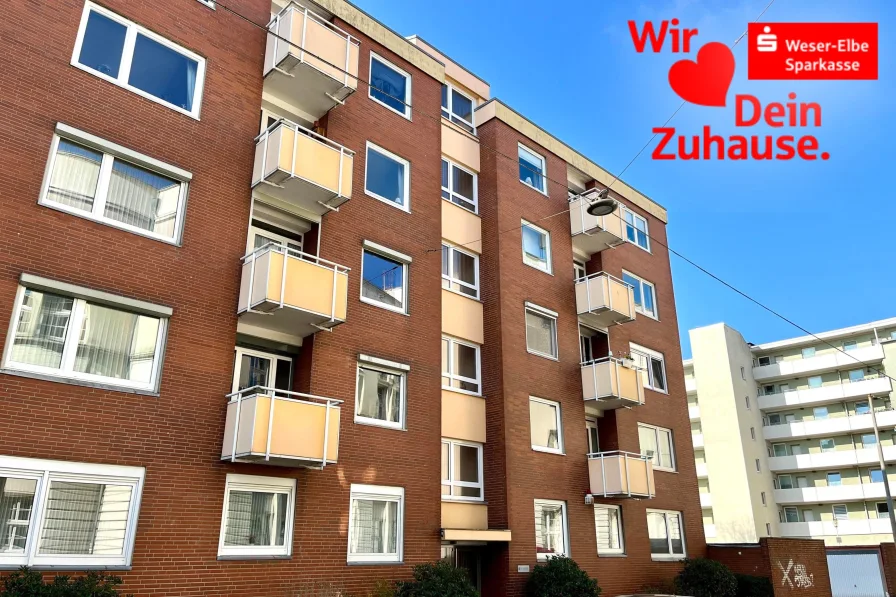 Hausansicht - Wohnung kaufen in Bremerhaven - 2-in-1 Wohnung als Kapitalanlage!