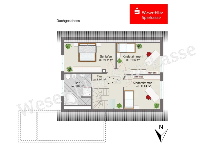 Grundriss Dachgeschoss