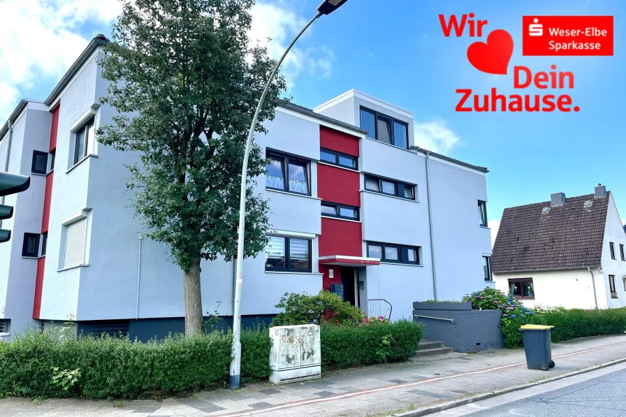 Hausansicht - Wohnung kaufen in Bremerhaven - Schöne Wohnung im sanierten 5-Parteienhaus!