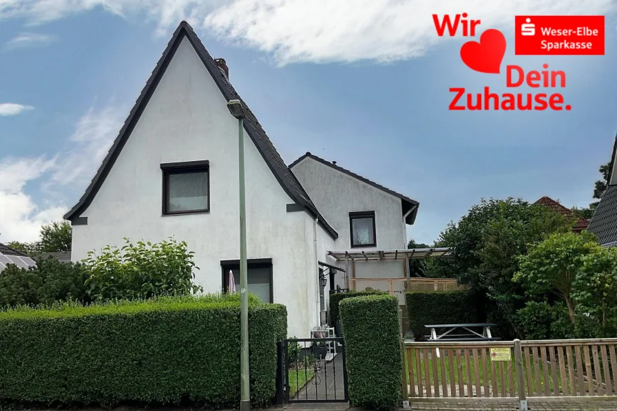 Vorderseite - Haus kaufen in Bremerhaven - 2 Häuser 1 Preis - in der Königsheide