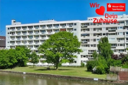 Exposéfoto - Wohnung kaufen in Bremerhaven - 2-Zimmer-Eigentumswohnung mit Balkon und Aufzug 