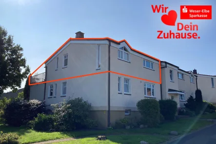 Seitenansicht I - Wohnung kaufen in Geestland - Moderne Wohnung mit Dachterrasse