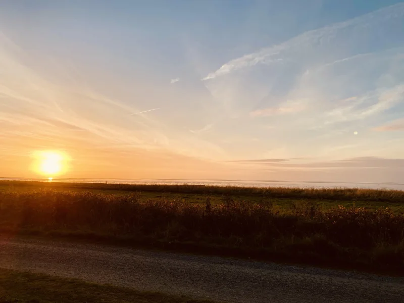 Sonnenuntergang in Cuxhaven