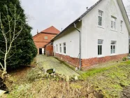 Terrasse hinter dem Haus