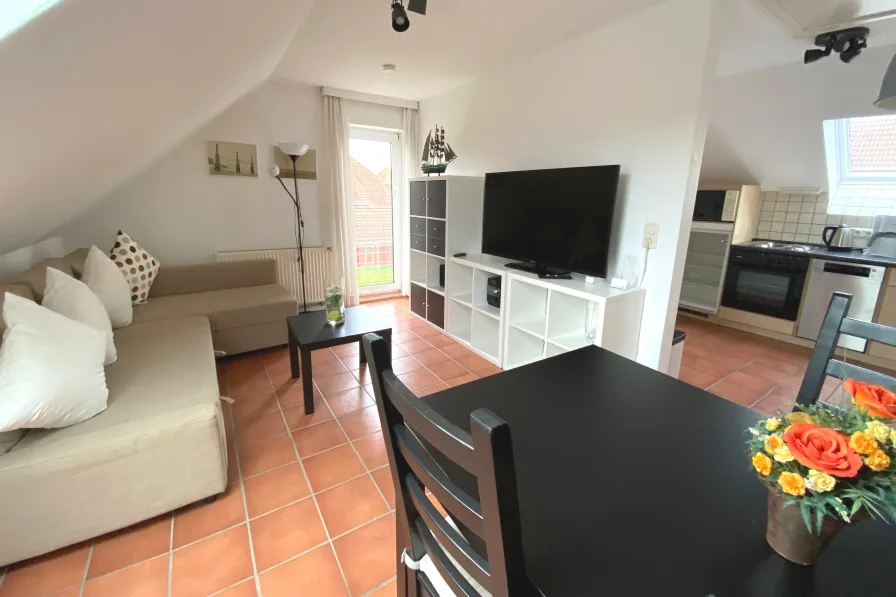 Wohnen - Wohnung kaufen in Wittmund - Tolle Dachgeschoßwohnung fastdirekt am Deich in Harlesiel
