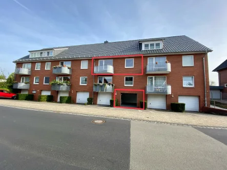 Frontansicht - Wohnung kaufen in Leer - Gut vermietete Eigentumswohnung in hervorragender Lage