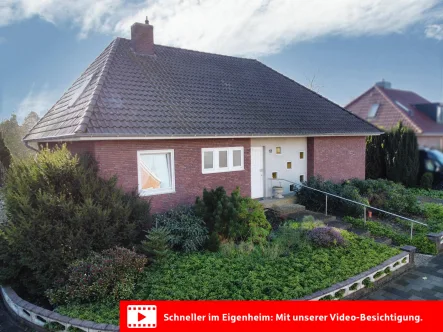 Vogelperspektive - Haus kaufen in Emden - Stadthaus- Wasserlage- toller Grundriss- viel Potenzial! 