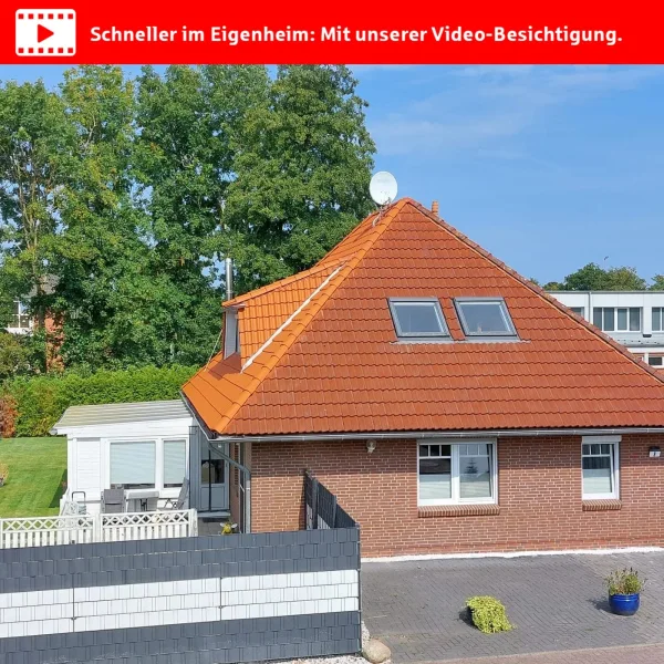  - Haus kaufen in Wittmund - Gepflegter Bungalow in Sackgassenlage von Burhafe 