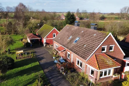  - Haus kaufen in Stedesdorf - Ihr Landleben in modernisiertem Wohnhaus bei Esens