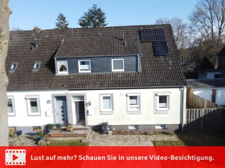 Vogelperspektive - Haus kaufen in Wilhelmshaven - Modernisiertes Einzelstück - familienfreundliche Wohnlage!