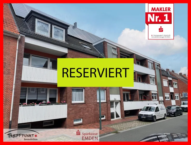 Titelbild - Wohnung kaufen in Emden - Gepflegte Eigentumswohnung in absoluter Innenstadtlage