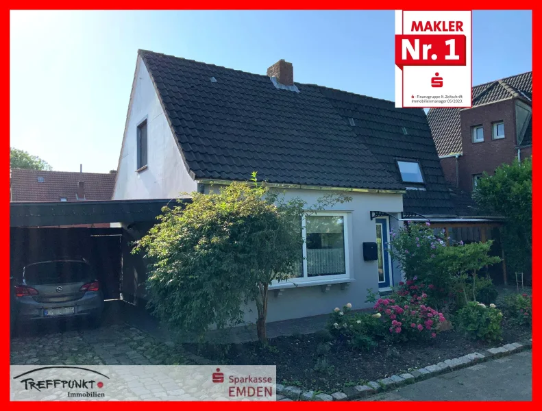 Titelbild - Haus kaufen in Emden - Gemütliches Einfamilienhaus in Deichnähe