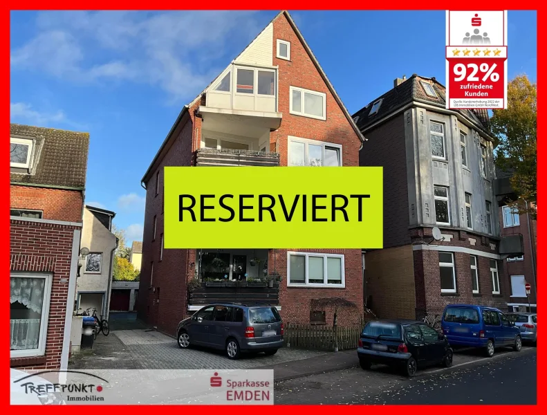 Straßenansicht - Wohnung kaufen in Emden - Video: Großzügige Eigentumswohnung am Emder Wall
