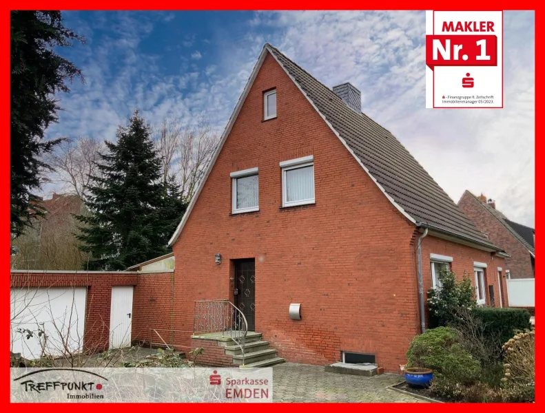 Titelbild - Haus kaufen in Emden - Geräumiges Einfamilienhaus in ruhiger Sackgassenlage