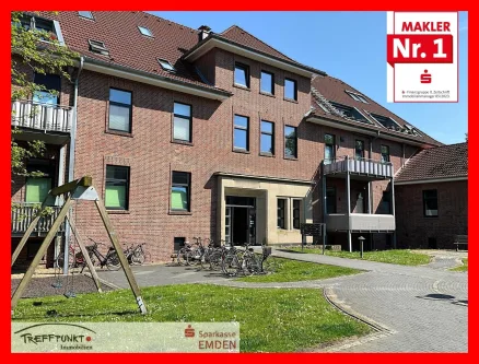 Ansicht Innenhof - Wohnung kaufen in Emden - Moderne Penthouse-Wohnung in ruhiger, stadtnaher Lage