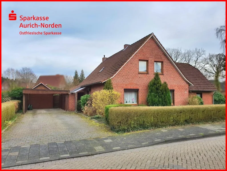 Außenansicht - Haus kaufen in Aurich - Ruhige Innenstadtlage mit viel Platz!  Einfamilienhaus in  Aurich