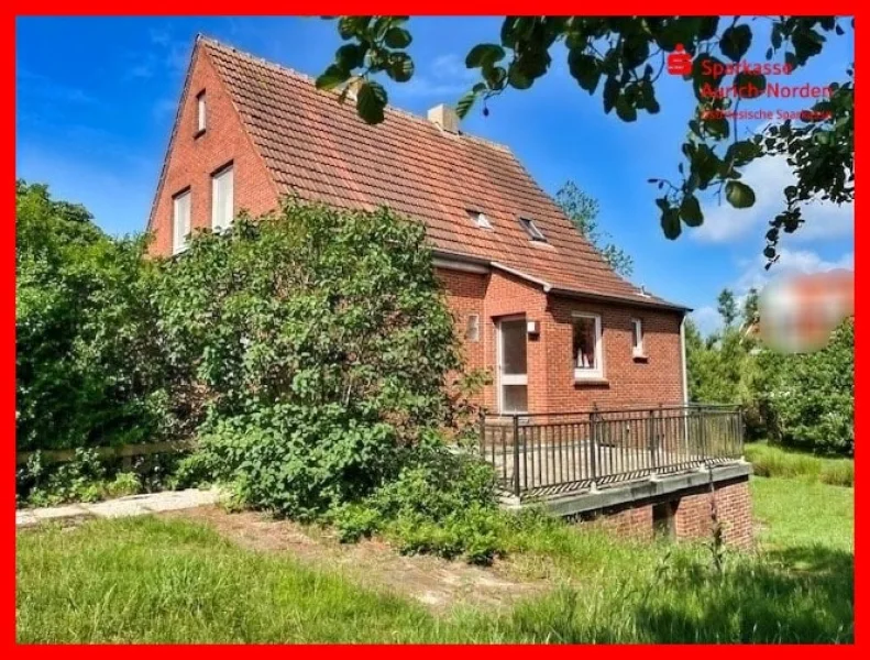 Gesamtansicht - Eingang - Haus kaufen in Baltrum - BIETERVERFAHREN - Ein Stück vom Glück - Inselimmobilie!