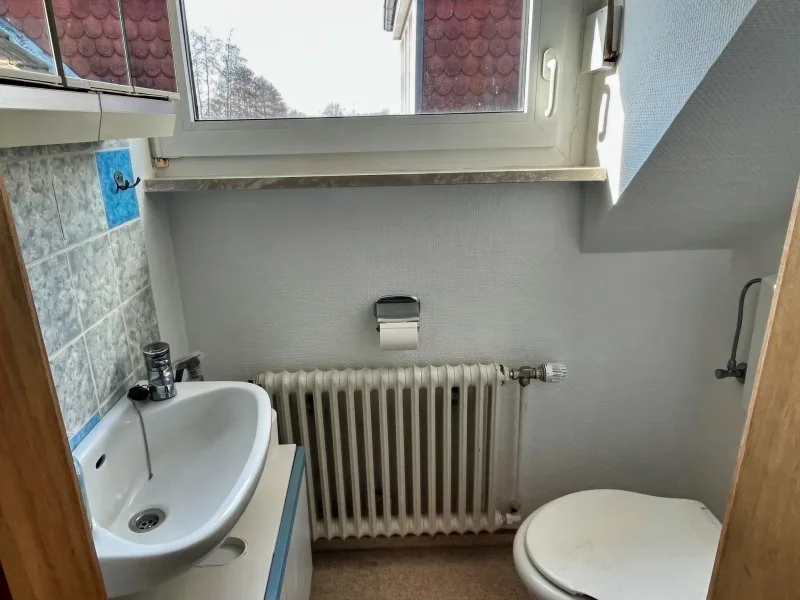 WC im Dachgeschoss