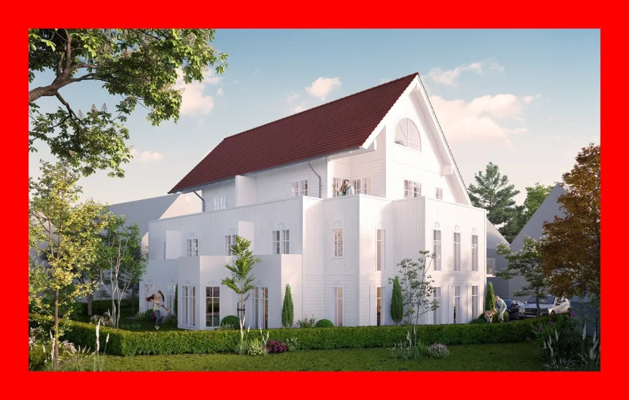 Gartenansicht - Wohnung kaufen in Clausthal-Zellerfeld - Traditionell modern: Ihr Fachwerktraum