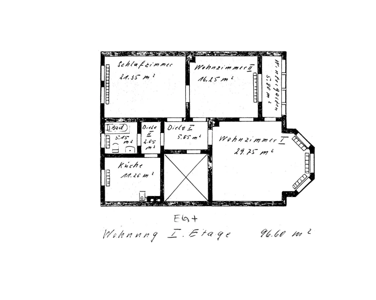 Grundriss Erd- und Obergeschos