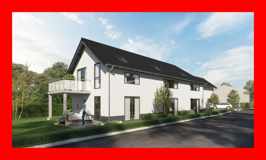 Straßenansicht - Wohnung kaufen in Hildesheim - Neubau: Wohn(t)raum im Dachgeschoss