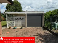 Garage mit Freisitz und Abstellraum